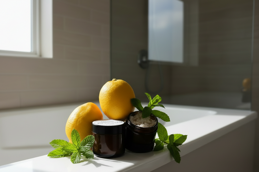 Lemon Peppermint Tallow Foot Scub