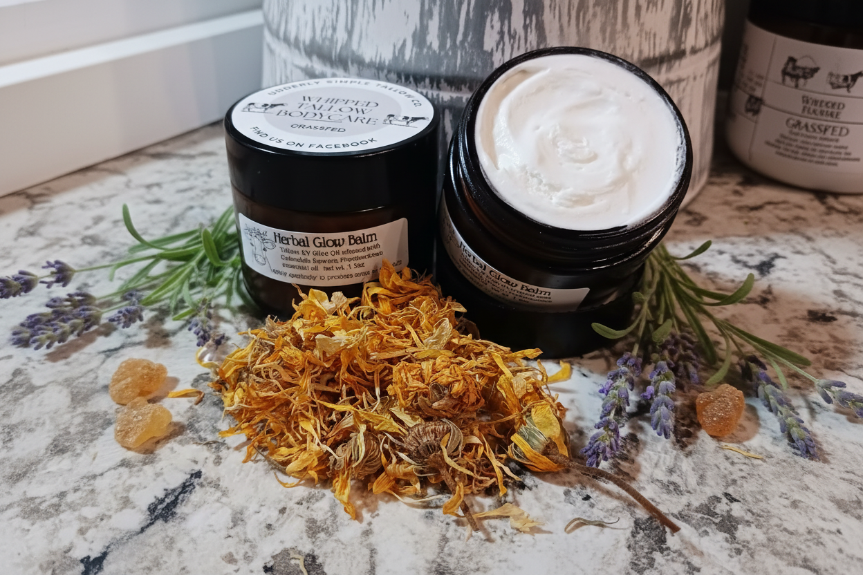 Calendula Infused Whipped Herbal Balms