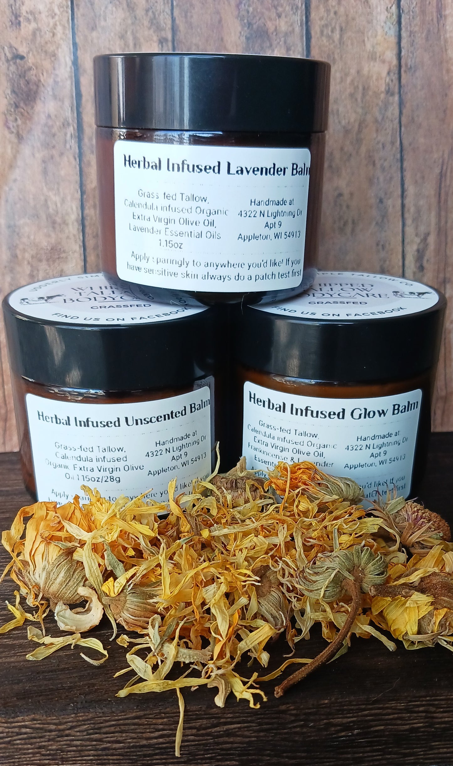 Calendula Infused Whipped Herbal Balms