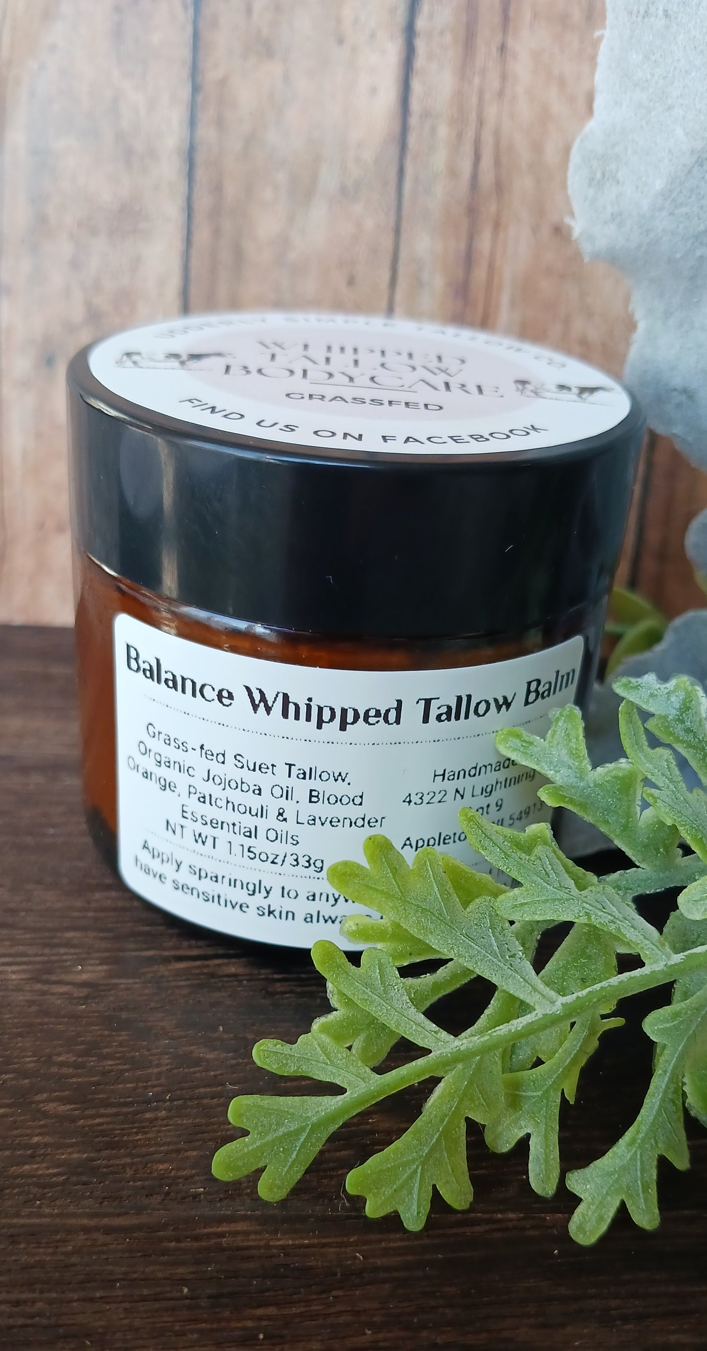 Whipped Tallow Balm (many scents available! and unscented)